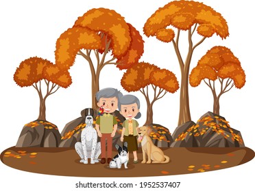 犬 老犬 のイラスト素材 画像 ベクター画像 Shutterstock