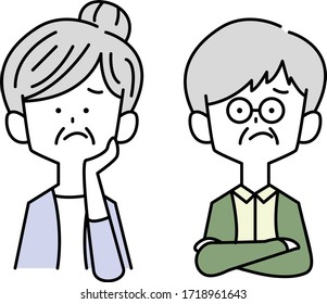 An old couple in trouble