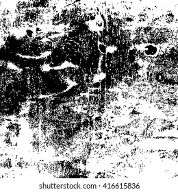 Old Crack Texture. Dirty, Distressed Texture Effect. Wall Background. Vector. 