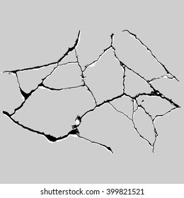 Old cracked paint 