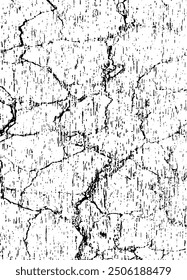 Vieja textura agrietada, textura de grieta de tierra seca para superposición, fondo grunge de textura de pared agrietada, una foto en blanco y negro de una textura grunge agrietada, un dibujo en blanco y negro de una pared agrietada