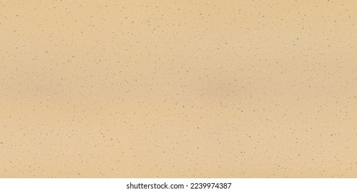 Old craft carton seamless pattern with grainy texture. Beige blank kraft cardboard. Recycled package paper sheet vector illustration. Abstract grunge background. Aged journal or newspaper page