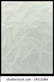 old crushed vector paper background