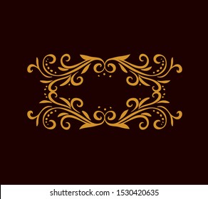 Old cute romantic book ribbon bow swirly tag swoosh element set isolated on dark black board  backdrop. Freehand white chalk outline drawn curly logo sketchy in artistic rustic curlicue scrawl style