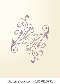 Old cute romantic book ribbon bow swirly tag swoosh element set isolated on white paper card backdrop. Freehand black ink pen outline drawn curly logo sketchy in artistic rustic curlicue scrawl style