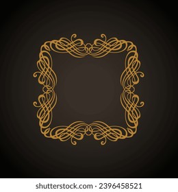 Old cute romantic book ribbon bow swirly tag swoosh element set isolated on dark black board  backdrop. Freehand white chalk outline drawn curly logo sketchy in artistic rustic curlicue scrawl style