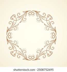 Old cute romantic book ribbon bow swirly tag swoosh element isolated on white paper card backdrop. Freehand black ink pen outline drawn curly corner sketchy in artistic rustic curlicue scrawl style