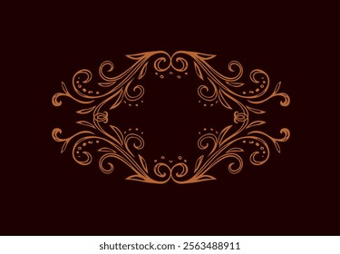 Old cute romantic book ribbon bow swirly tag swoosh element isolated on white paper card backdrop. Freehand black ink pen outline drawn curly corner sketchy in artistic rustic curlicue scrawl style