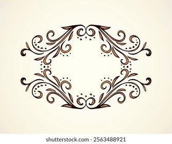 Old cute romantic book ribbon bow swirly tag swoosh element isolated on white paper card backdrop. Freehand black ink pen outline drawn curly corner sketchy in artistic rustic curlicue scrawl style