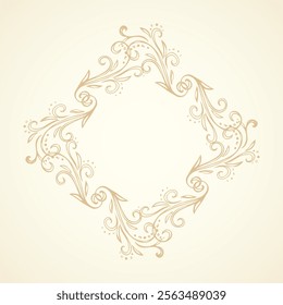 Old cute romantic book ribbon bow swirly tag swoosh element isolated on white paper card backdrop. Freehand black ink pen outline drawn curly corner sketchy in artistic rustic curlicue scrawl style