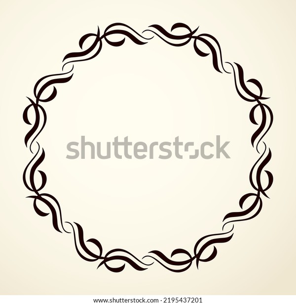 Old cute romantic book ribbon bow swirly tag swoosh
element isolated on white paper card backdrop. Freehand black ink
pen outline drawn curly corner sketchy in artistic rustic curlicue
scrawl style