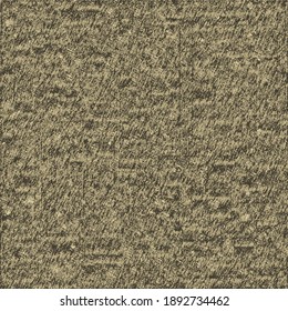 Old damaged fabric. Worn floor carpet. Textured background with traces of degradation.