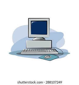 old desk top computer