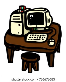 Old desktop computer