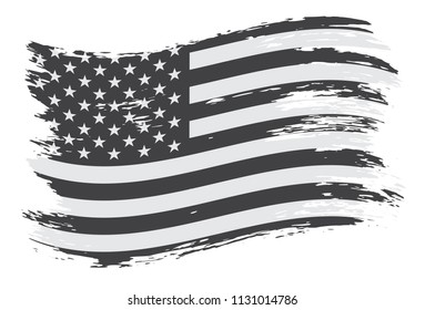 Old dirty American flag.Grunge American flag.