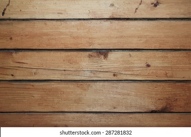 old dirty wooden wall, vector