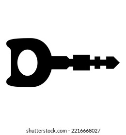 Ilustración del icono vectorial de bloqueo de puerta antigua aislada en el fondo blanco. Juego de iconos de clave. Icono de vector clave. Símbolo de clave