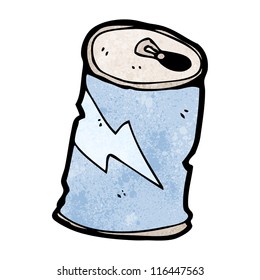 old drinks can cartoon