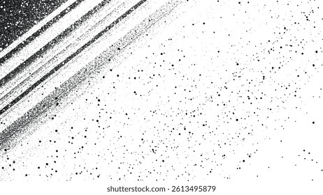 Old dusty grain film overlay. Scratched dotted texture. Overlay textures set stamp with grunge effect.