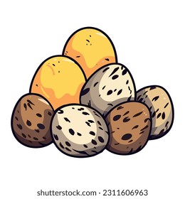 old eggs design icon isolated