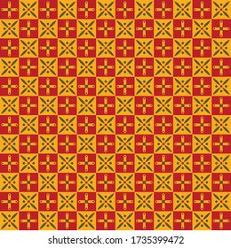 Old ethnic pattern design to use wall or textile