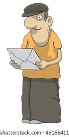 Old Farmer received a Mail