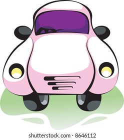  an old fashioned car 	
