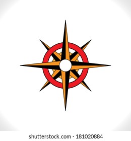 An old fashioned compass