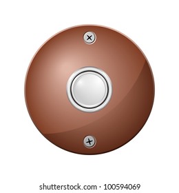 Old Fashioned Door Bell Button