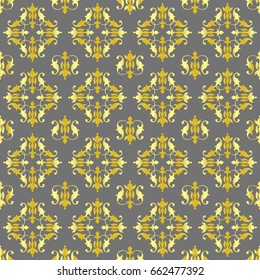 Old fashioned floral royal seamless texture