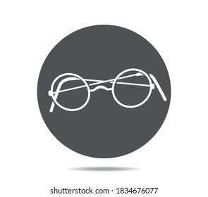 Old fashioned glasses. Vintage glasses