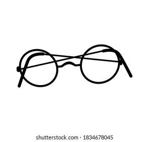 Old fashioned glasses. Vintage glasses