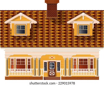 old fashioned house