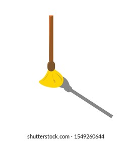 Old fashioned mop vector image