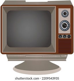 Old Fashioned Royalty Free Vintage Television.