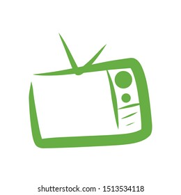 Old fashioned tv, vector design
