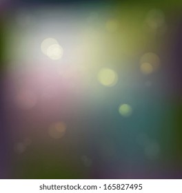 Old festive background. Abstract defocused background with twinkling lights