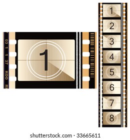 The old film for decoration.