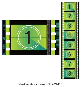 The old film for decoration.