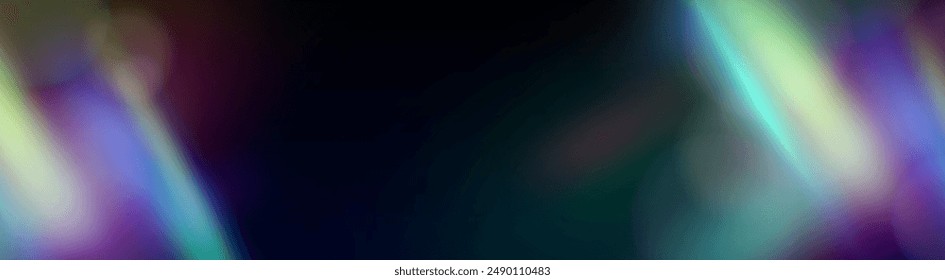 Old film light leak effect with overlay option on transparent background. Flare filter for vintage photo design. Realistic vector illustration of abstract grunge burn photography gradient texture.
