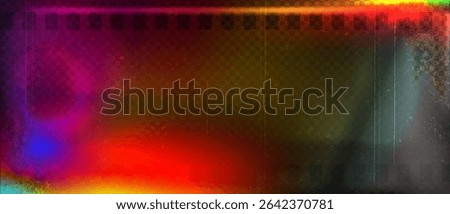Old film texture overlay scratch and noise effect, bg vintage film with grain and bokeh flare effect, Vector vintage background