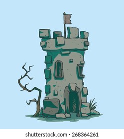 Old fort, vector