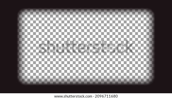 Old Frame Cinematic On Transparent Background Stock Vector (Royalty ...