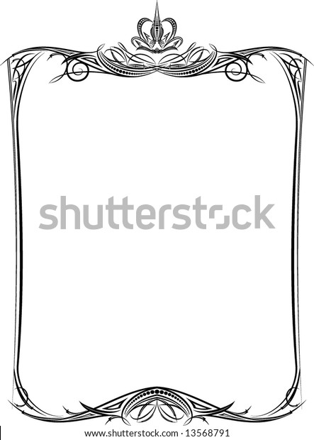 Old Frame Vector Stock Vector (Royalty Free) 13568791