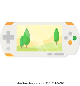 Old game console vector retro toy joystick icon. Vintage gamepad device. Digital video game joypad isolated on white background