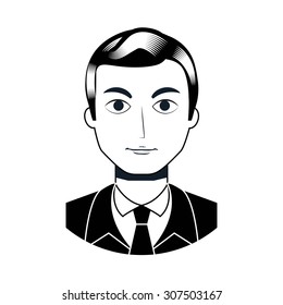 old gentleman design, vector illustration eps10 graphic 