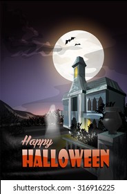 Old ghost house. Halloween 