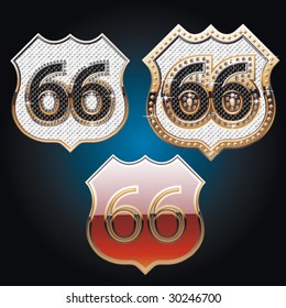 Tan antiguo como el oro que marca la ruta 66