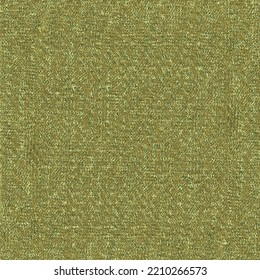 Old golden canvas texture. Rough, used and dirty jute or cotton fabric. Grunge textile background. Abstract vector.