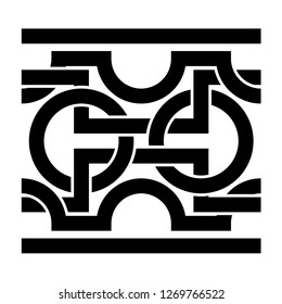 Old Gothic ornament